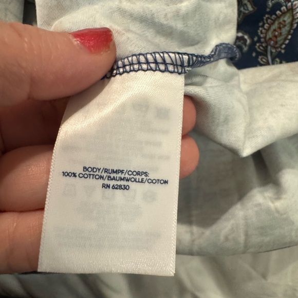 Lands' End Black and White Floral Swim Trunks - Picture 4 of 6